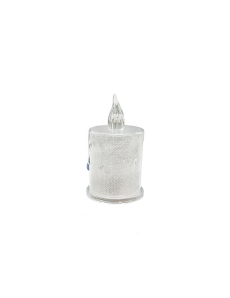 Velita Navidad 6.5Cm A Pilas Transparente
