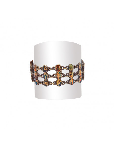 Pulsera Triple Fila Con 36 Fotos A Color