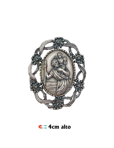 Placa Coche Borde Floral San...