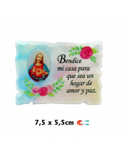 Placa Coche Borde Floral...
