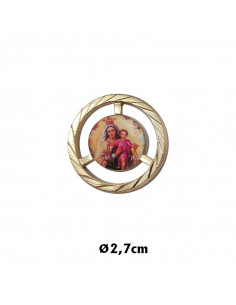 Escapulario Madera Oval 12X9mm