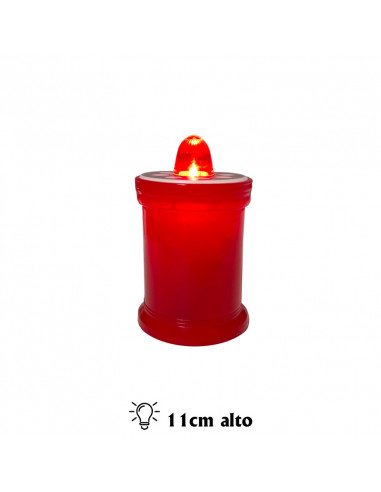 Velon A Pilas Rojo Luz Parpadeante...