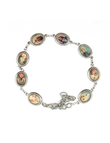 Pulsera Brazalete Metal Con 8 Fotos...