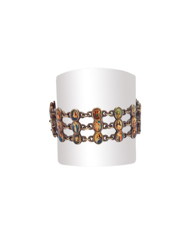 Pulsera Triple Fila Con 36 Fotos A Color