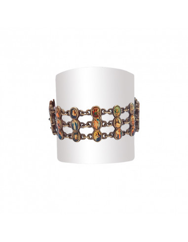 Pulsera Triple Fila Con 36 Fotos A Color