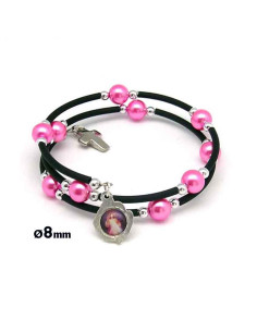 Pulsera Espiral Perla...
