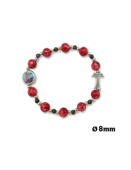 Pulsera Flores Fimo Varios Colores Doble Vuelta