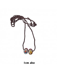 Escapulario Madera Oval 12X9mm