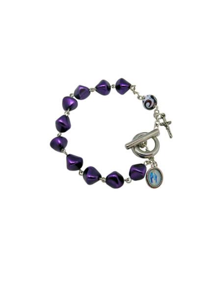 Pulsera De Hilo Y Rollos Redondos Entrelazados En Colores Surtidos