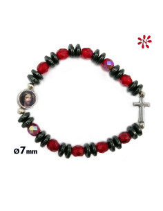 Pulsera Elastica Cristal...