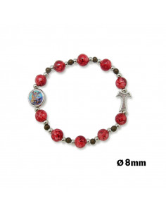 Pulsera Rosario Cristal...
