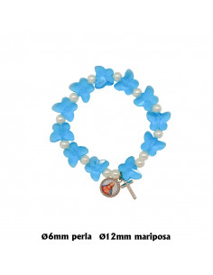 Brazalete Cristal Rosa...