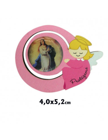 Angelito Redondo Fondo Rosa 40X52mm...