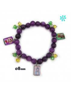 Pulsera Cristal Elastica...