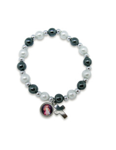 Pulsera Elastica Ematite Y...