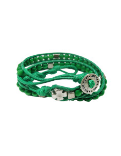 Pulsera Rosario Madera...