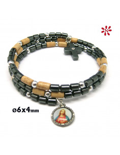 Pulsera Espiral Ematite...