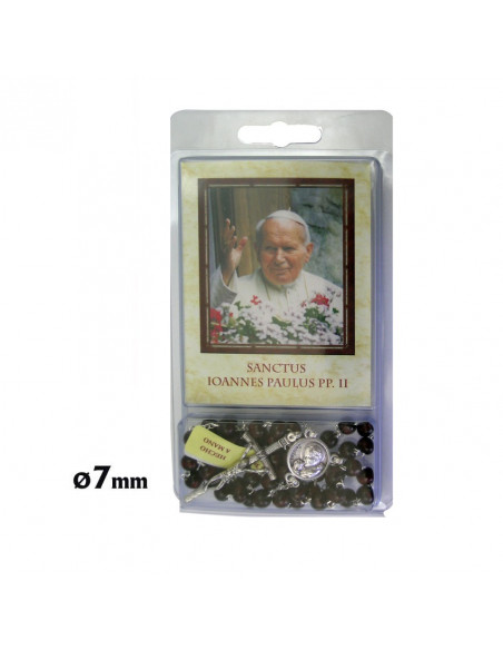 Kit Rosario Con Estampa Personalizada En Estuche Plastico