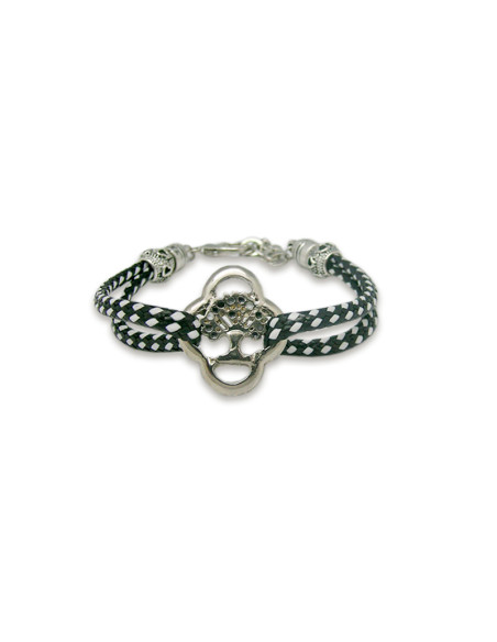 Pulsera El Arbol De La Vida Cuerda Y Metal Colores Surtidos