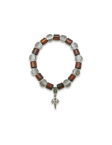 Pulsera Trenzada Roja Personalizable Con Cierre Metal