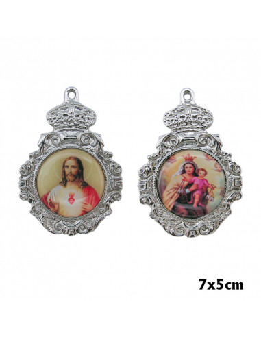 Medallon Redondo Dos Caras 8cm Para...