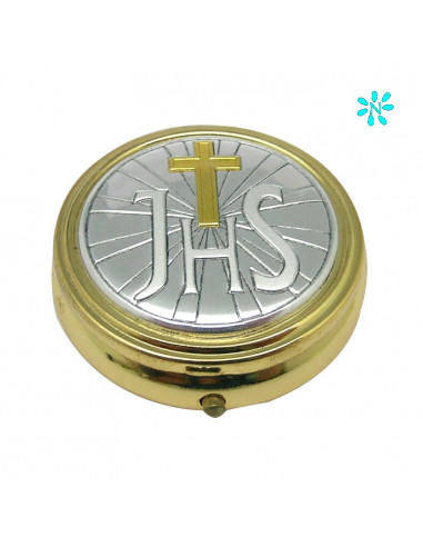 Caja Dorada Con Placa Superior...