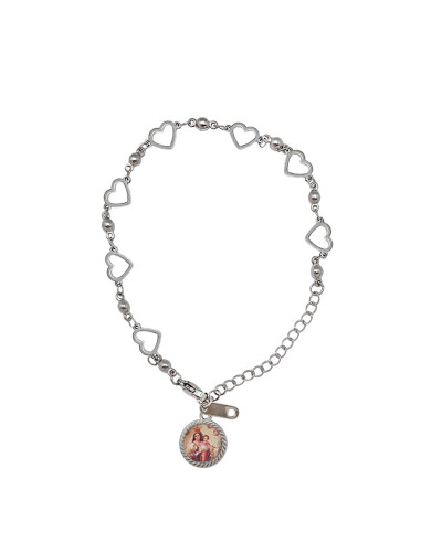 Pulsera Elastica Rosa 8Mm Paters...