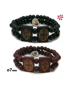 Pulsera San Benito Madera...
