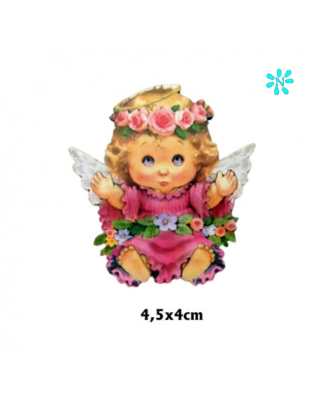 Juego Colgante Redondo 2. 4 Cm Y Pendientes Acero Dorado Disco Borde Rayado Y Cruz Interna