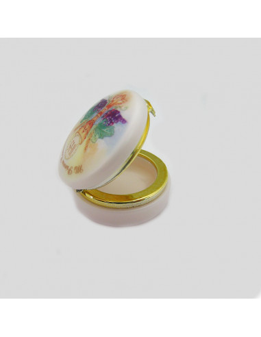 Caja Redonda Con Foto Primera...