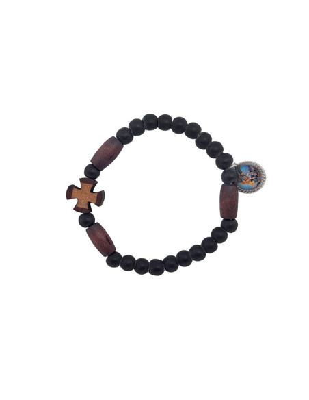 Pulsera Elastica Tubos Nacar Con Piedras 5Mm 3 Colores Surtidos