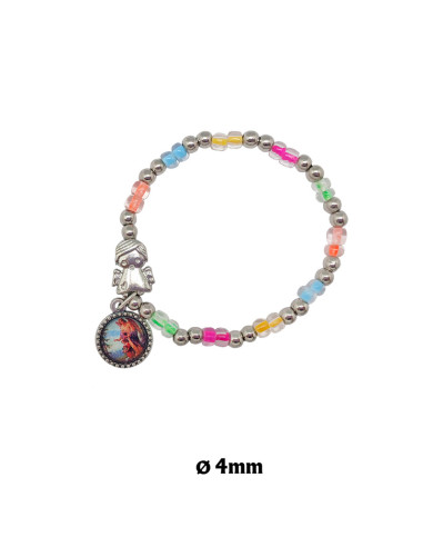 Pulsera Elastica Cristal Adorno Arbol...