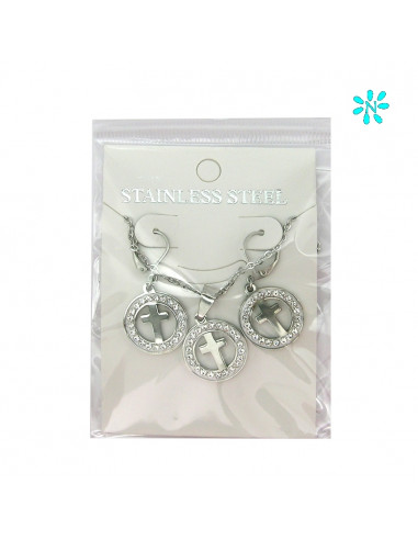 Juego Colgante Redondo 1. 5Cm Y...