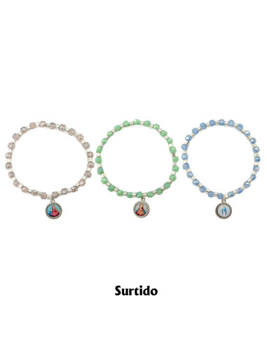 Pulsera Elastica Cristal Opaco 6Mm...