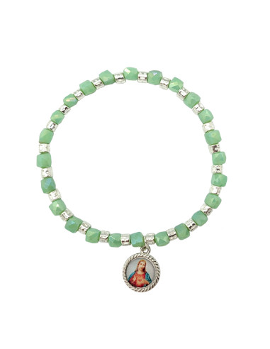 Pulsera Elastica Cristal Opaco 6Mm...