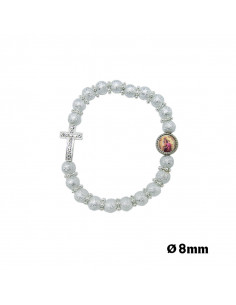 Pulsera Elastica Cristal...