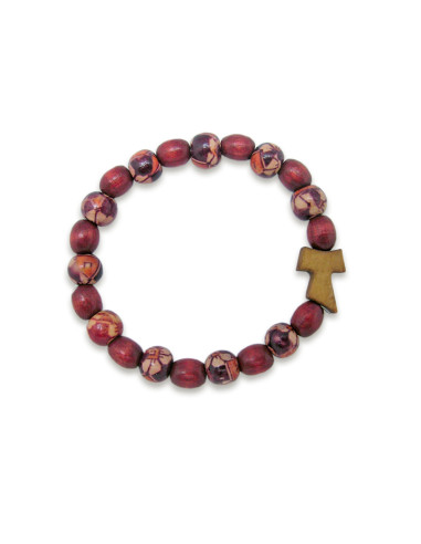 Pulsera Elastica Madera 8Mm Pintada...