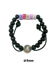 Pulsera Elastica Madera 6Mm...