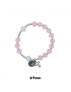 Pulsera Elastica Rosa 8Mm...