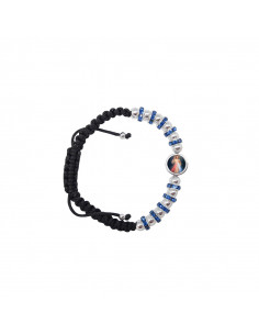 Pulsera Cuerda Negra Con...