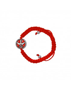 Pulsera Cuerda Roja Con...