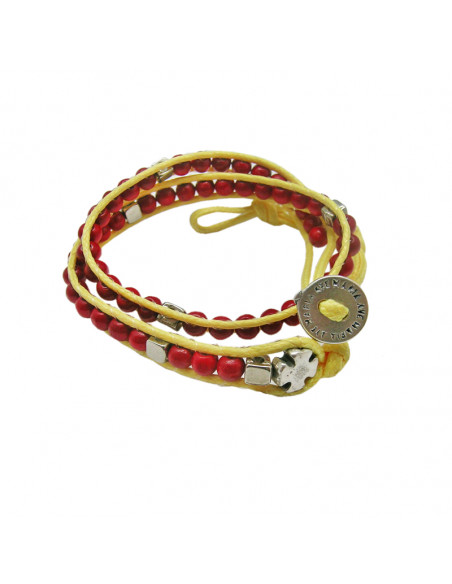 Pulsera El Arbol De La Vida Cuerda Y Metal Colores Surtidos