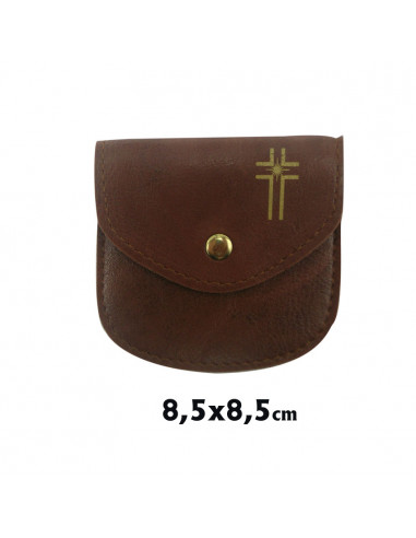 Rosariera Polipiel 8. 5x8. 5cm Con Broche