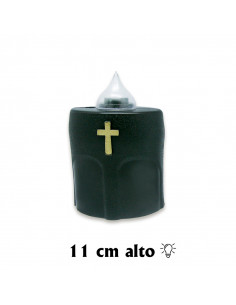 Velon A Pilas Oval Negro...