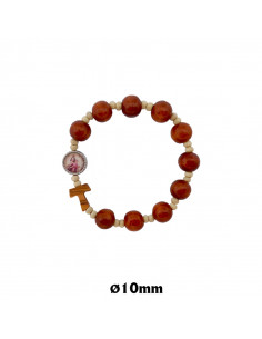 Pulsera Cuerda Azul Con...