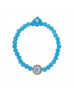 Pulsera Cristal Celeste 6Mm...