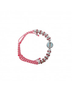 Pulsera Cuerda Rosa Con...