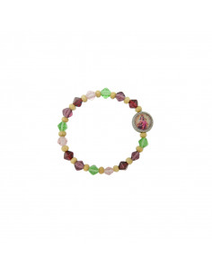 Pulsera Elastica Cristal...