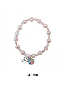 Pulsera Elastica Rosa 8Mm...