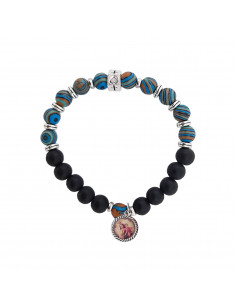 Pulsera Piedras Color...